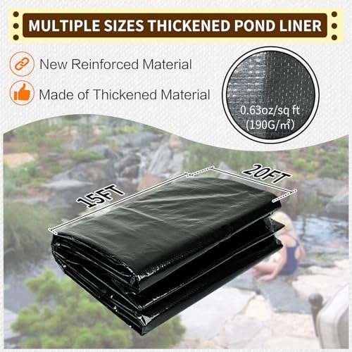 Reinforced 5-layer PE pond liner (0.63oz/sq ft) U853
