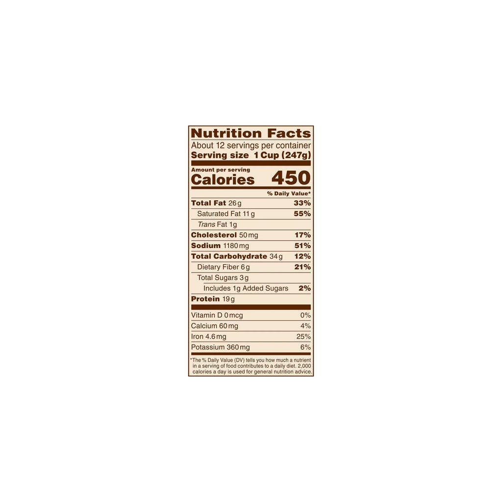 Canned Beef Chili, 6 lb 11 oz (Pack of 6) C22369