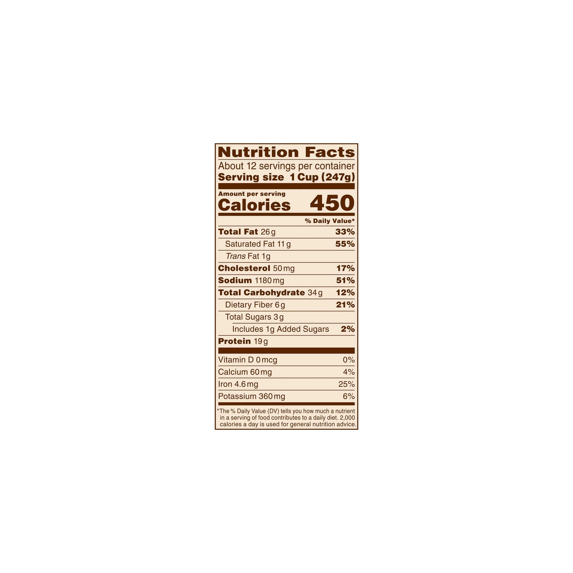 Canned Beef Chili, 6 lb 11 oz (Pack of 6) C22369