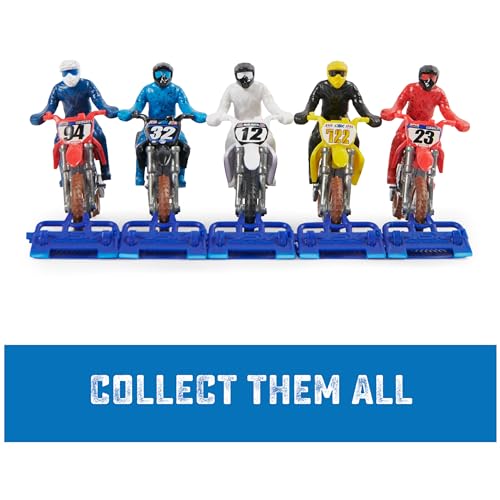 5-Pack 1:24 Scale Die-Cast Motorcycles with Rider Figure Y315
