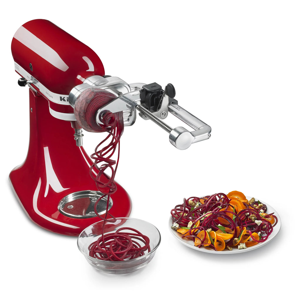 Silver Spiralizer Attachment with Peel, Core and Slice P206701