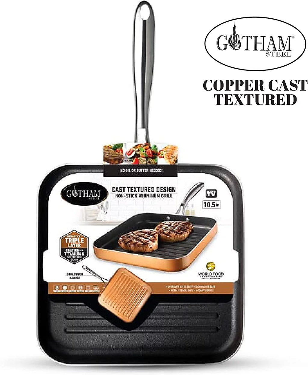 Nonstick Grill Pan, 10.5 inch Q779006