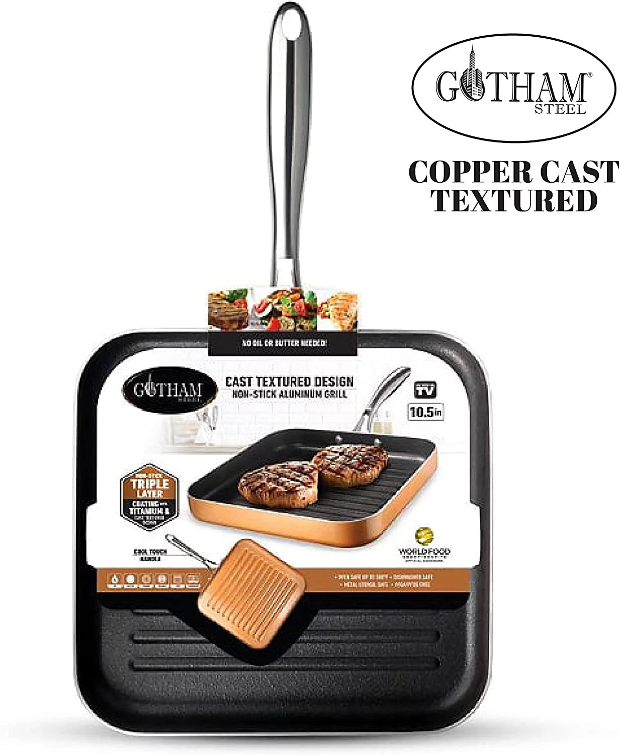 Nonstick Grill Pan, 10.5 inch Q779006
