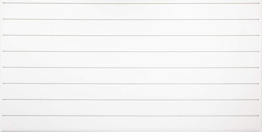 PVC Slat Wall Panels, 6 Inch - 8ft by 4ft (32 sqft) Section, Graphite F657