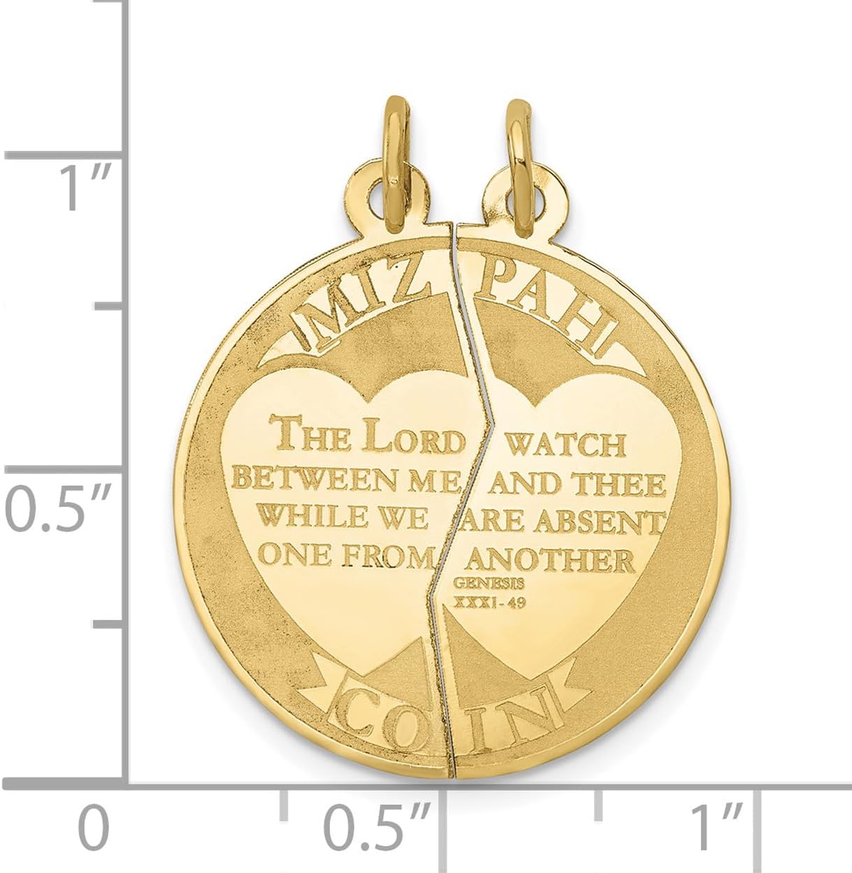 10K Yellow Gold Pendant Charm R794