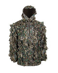 Camouflage Leafy Hunting Jacket with Hood R1093