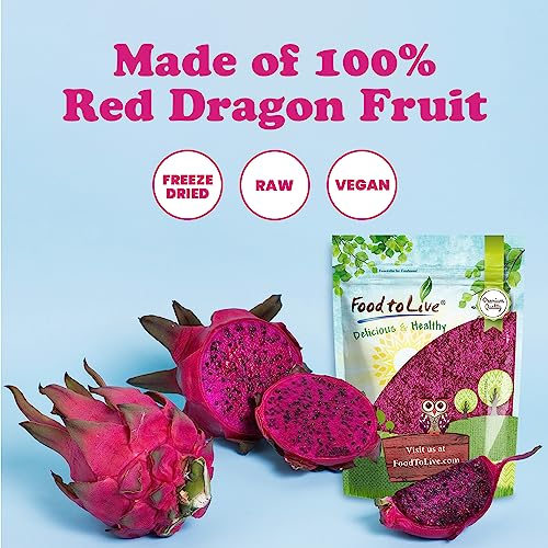 1 Pound Freeze-Dried Red Dragon Fruit Powder G317