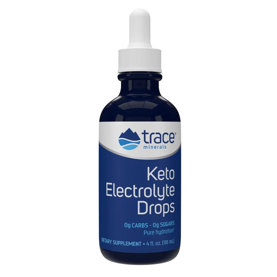 Keto Electrolyte Drops, Gluten Free, Vegan, 24 Servings K9489