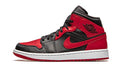 Smoke Grey Black White Mid Top Shoes Z9102