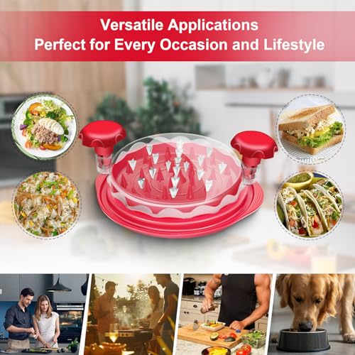 Large Chicken Breast Shredder Tool with Ergonomic Handle, BPA Free D75943