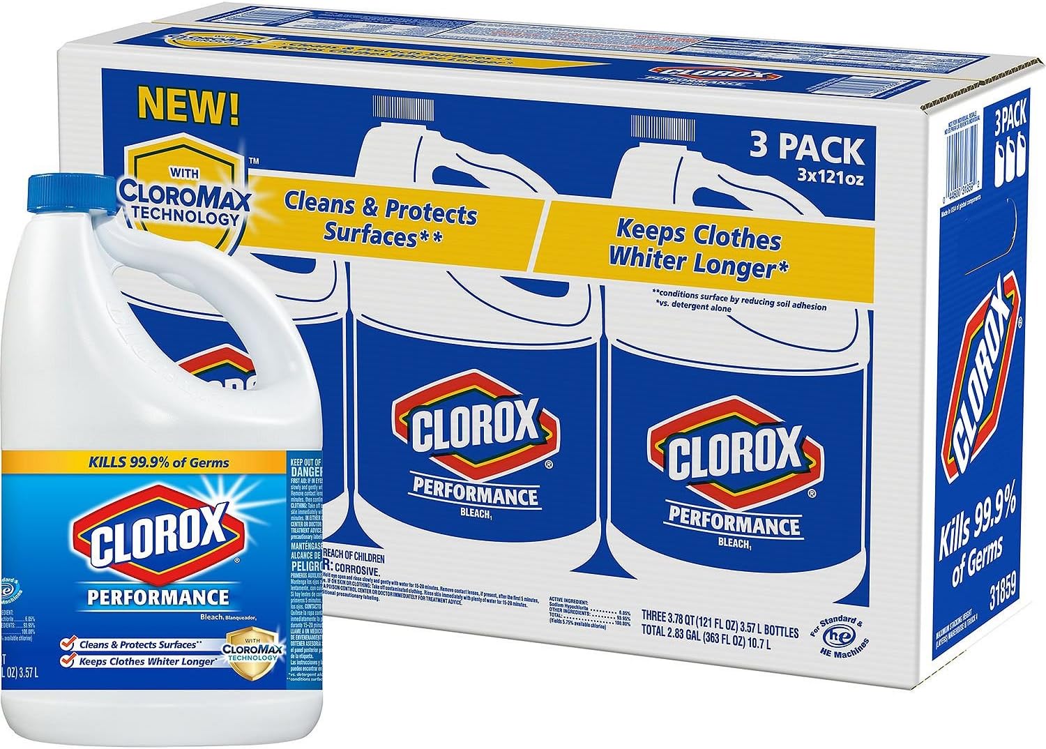 121 Oz Pack of 3 Bleach M5607