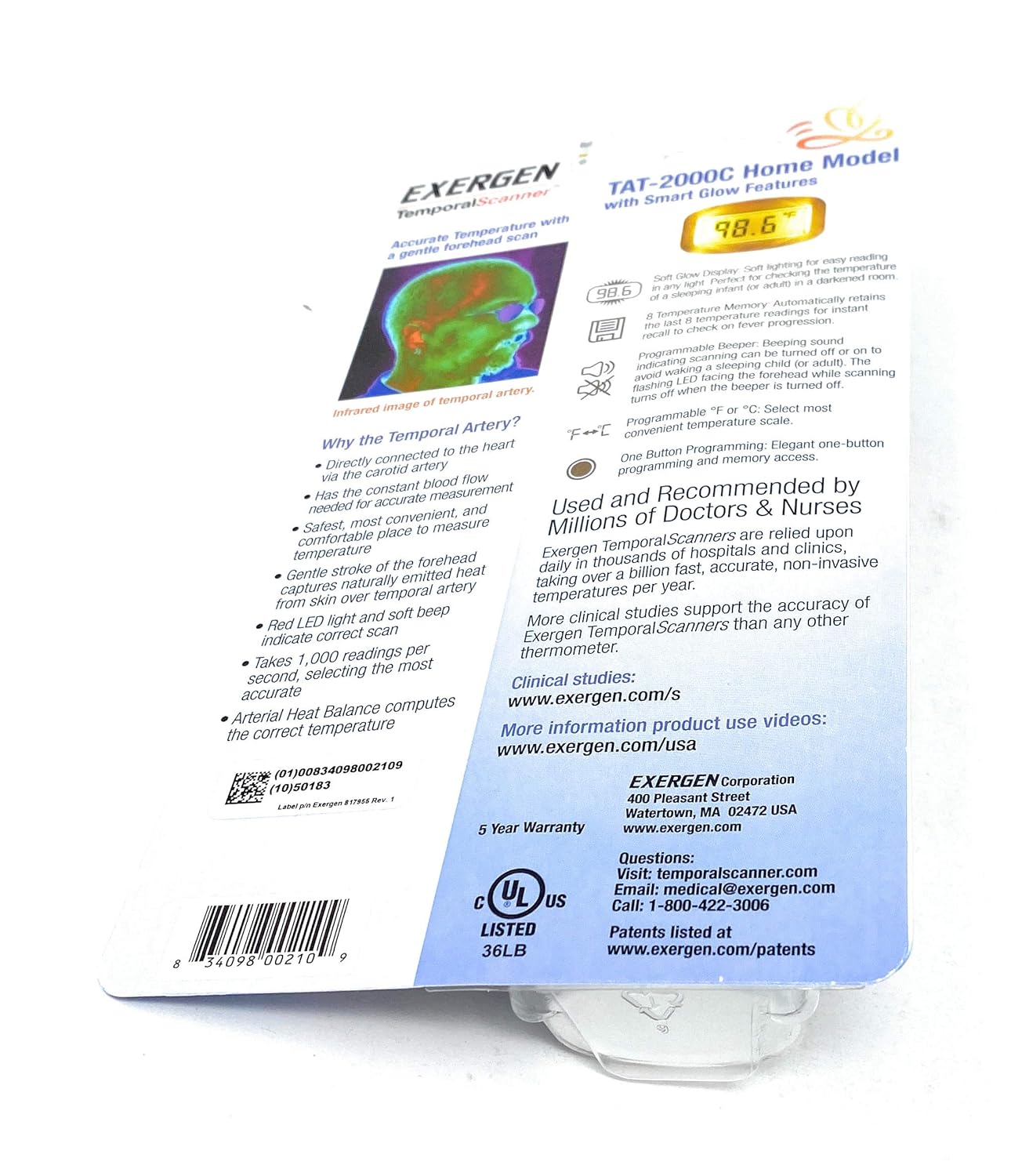 Temporal Artery Thermometer V6202