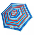 7 Feet Beach Umbrella with Tilt and Telescoping Pole K3893