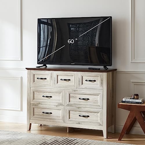 Black 9 Drawer Wood Dresser F524