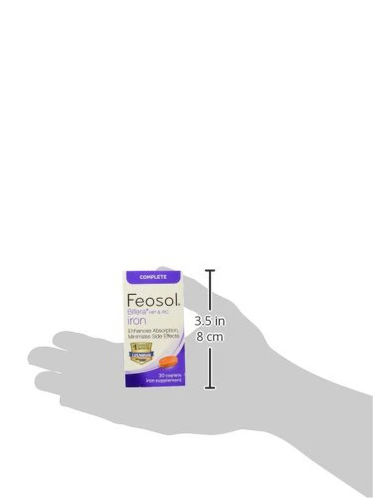30 Caplets (3 Pack) Iron Supplement K686