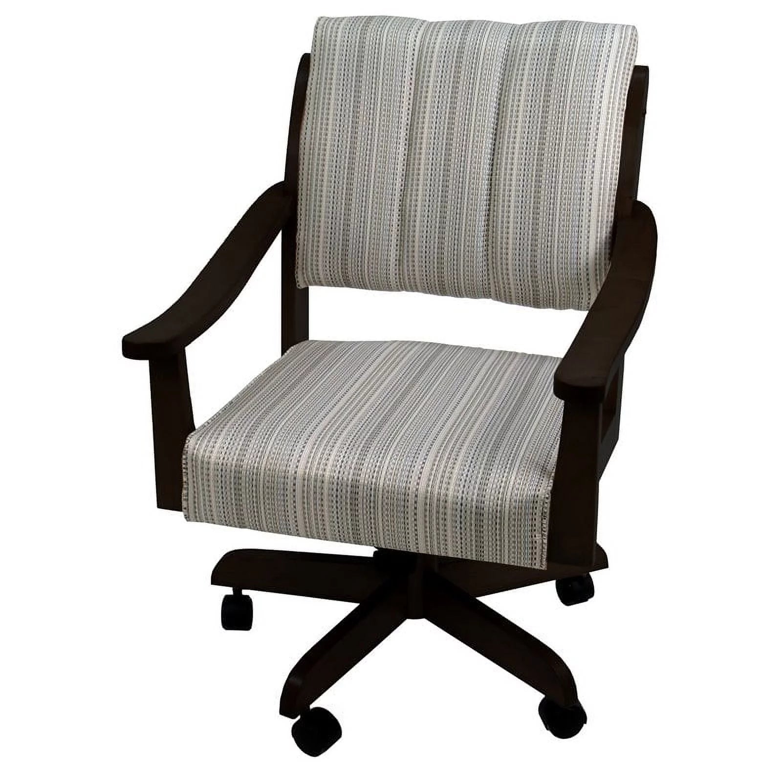 Natural Black Swivel Wood Dining Chair A454