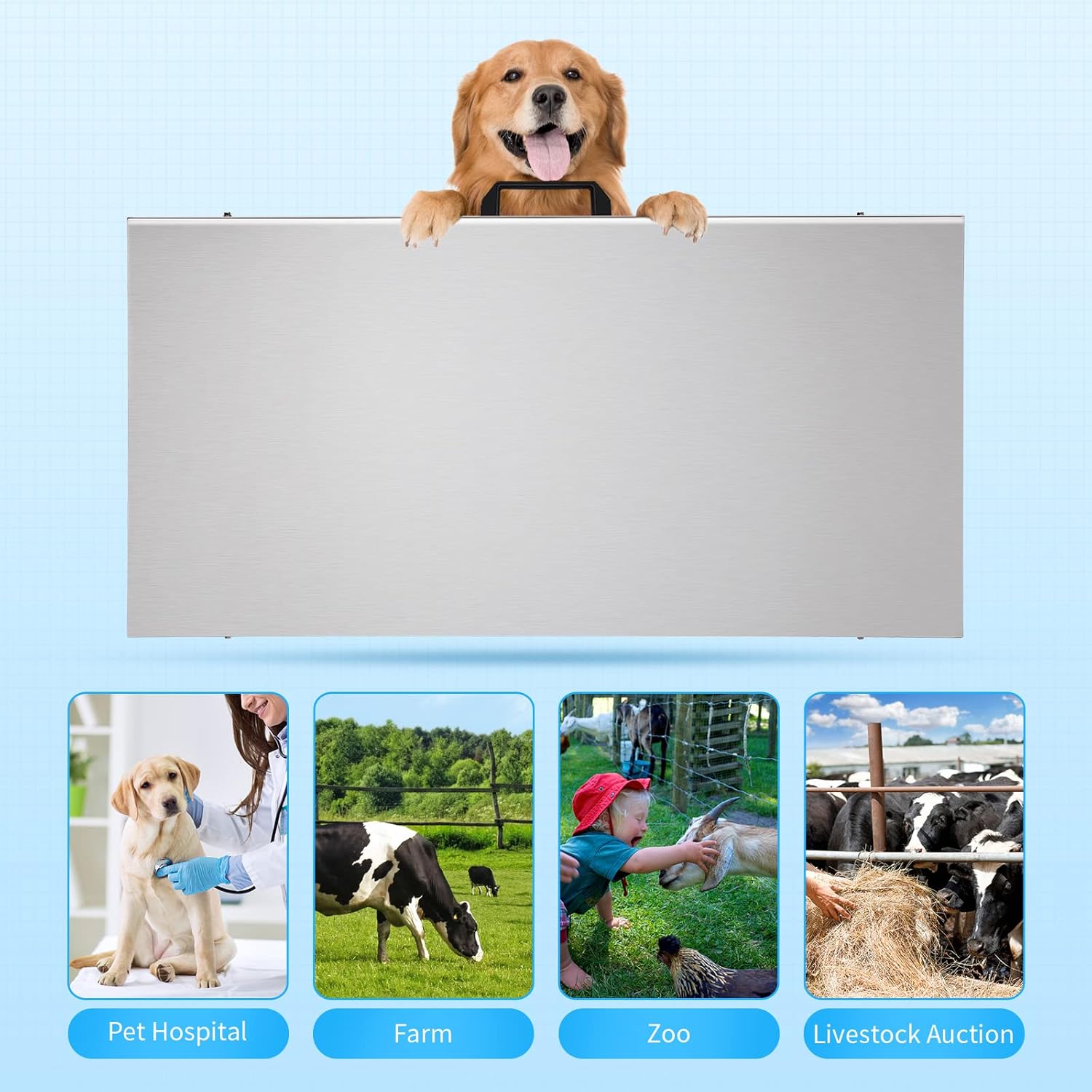 660Lbs x 0.2Lbs Digital Pet Weight Scale S689