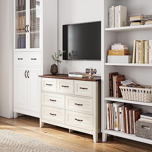 Black 9 Drawer Wood Dresser F524