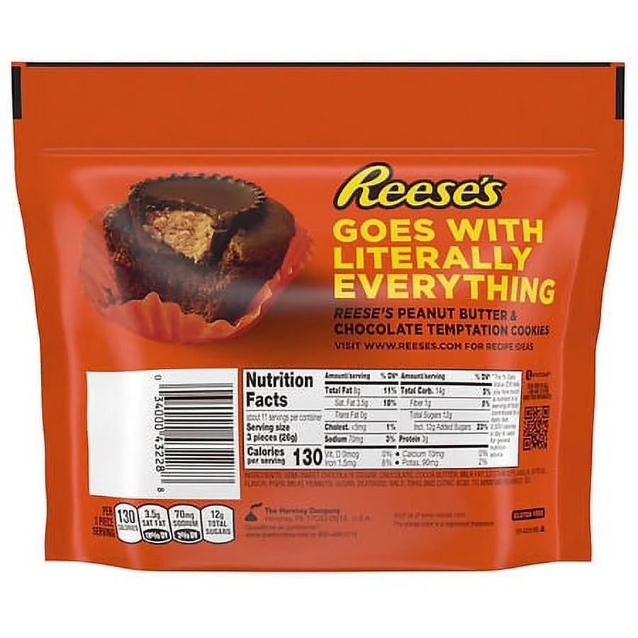 Dark Chocolate Peanut Butter Cups Candy 10.2oz Pack of 2 A5168