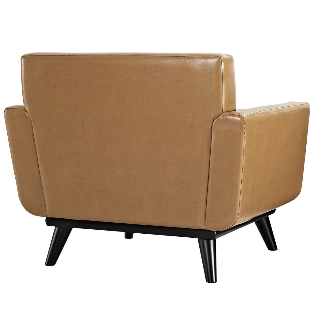 Tan Leather Sofa Set G40421