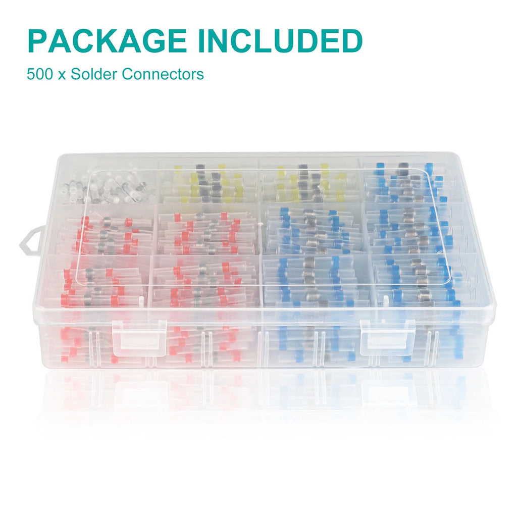 500PCS Heat Shrink Solder Wire Connectors S7533