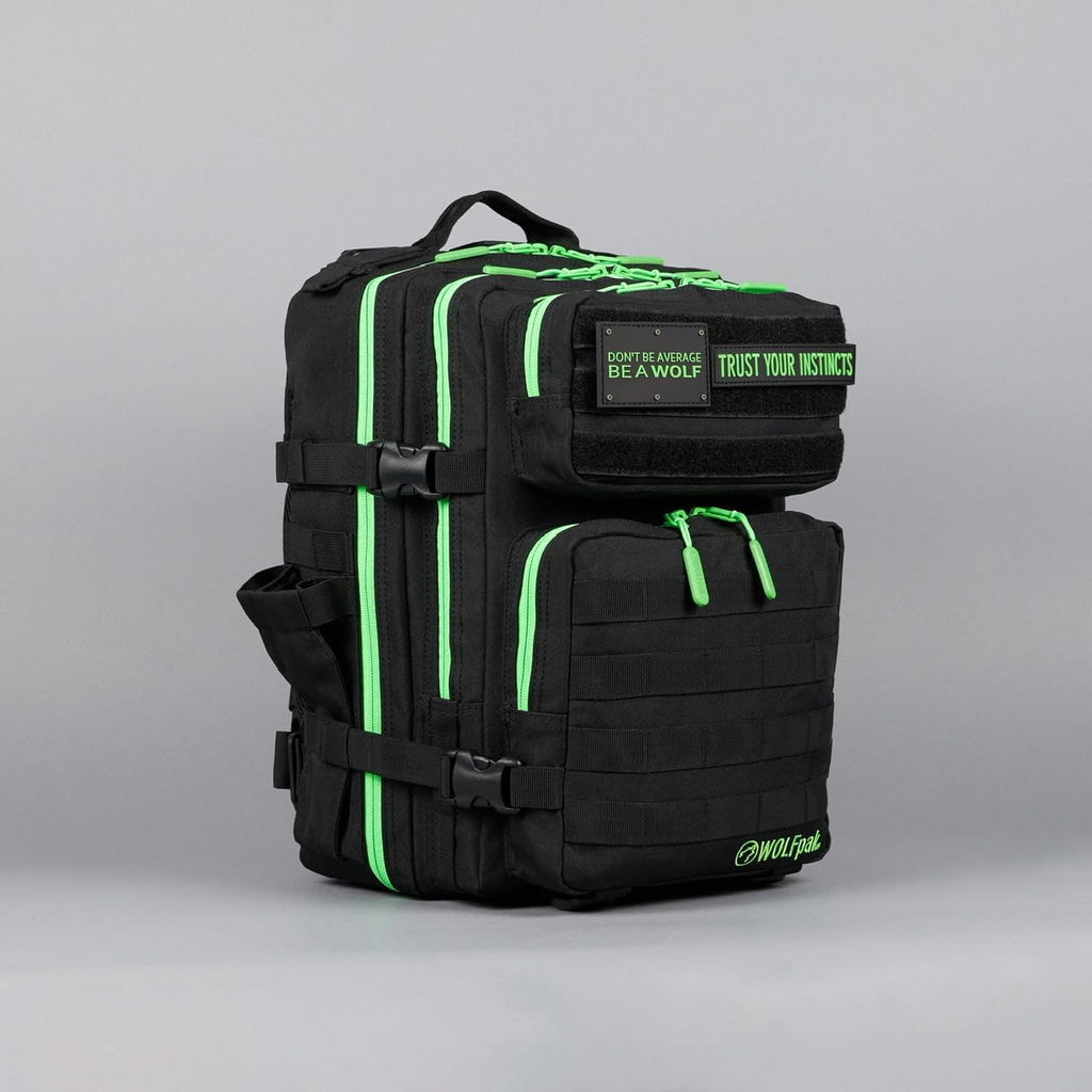 25 L BackPack Black Neon Green E43790