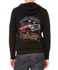 Black Fleece Zipper Hoodie I52361