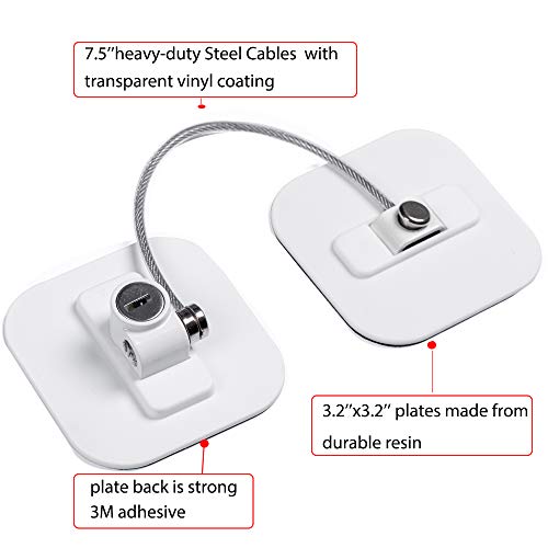 White Fridge Lock W831
