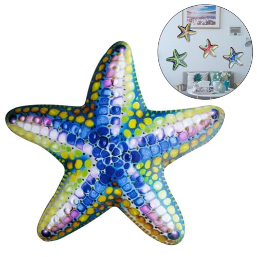 Peach Iron Starfish Wall Decor P32172