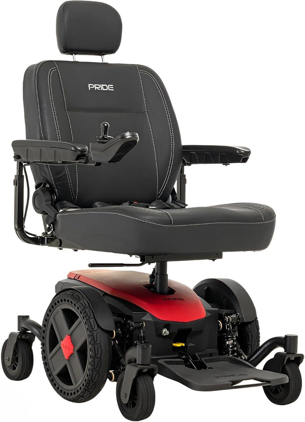 Cardinal Red Power Chair Electric Wheelchair 450 Lbs Weight Capacity 24x22-24 Seat Size Z919767