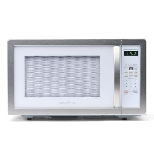 1000 Watts 1.1 cu ft Black Stainless Steel Microwave Oven N942304