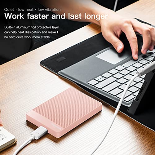 500GB 2.5" Portable External Hard Drive USB 3.0 Black Z997246