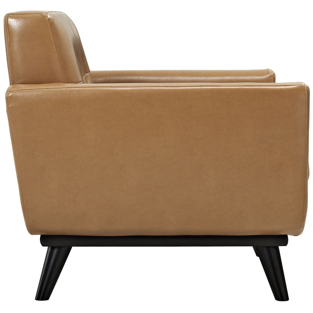 Tan Leather Sofa Set G40421