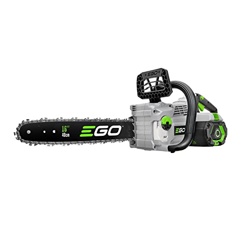 16-Inch 56-Volt Cordless Chainsaw Bundle with Bar Oil and Charger E3830