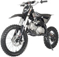 125cc Dirt Bike with 4 Speed Semi-Automatic Transmission, Kick Start 17"/14" Tires Y896