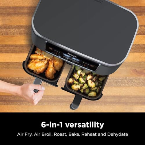 Grey 10QT DualZone Air Fryer S40911
