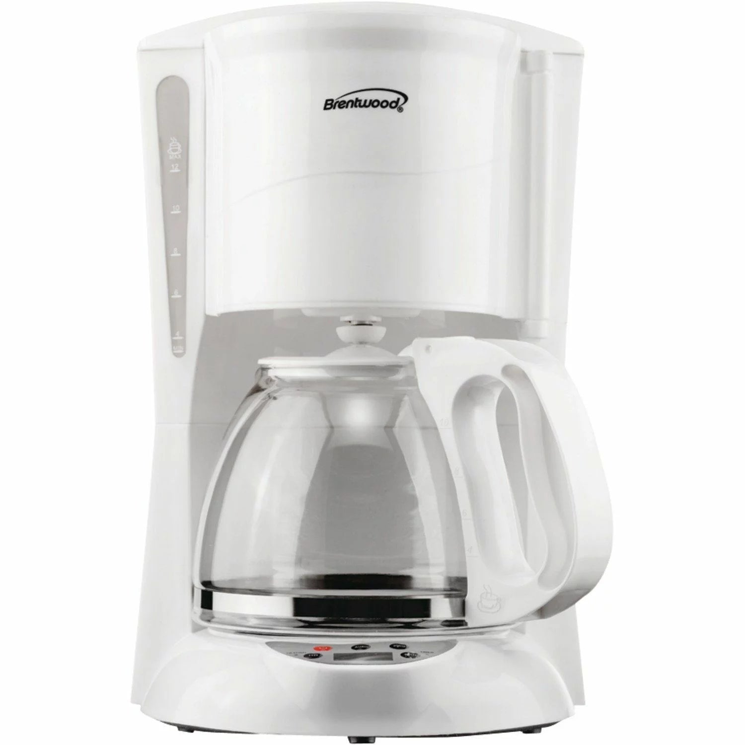 White 12 Cup Digital Coffee Maker J74099