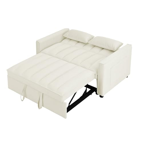 Black Velvet Convertible Sleeper Sofa Bed J24364