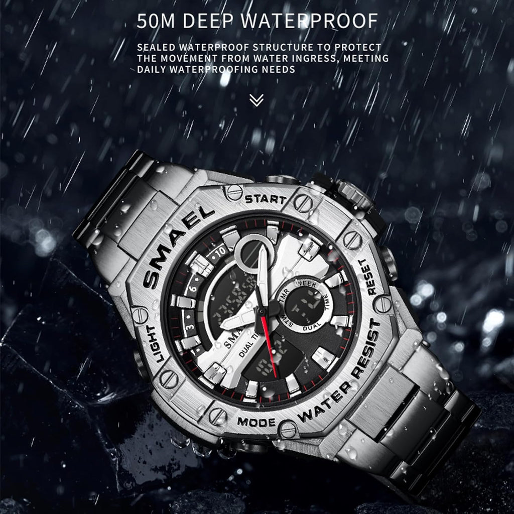 Waterproof Military Tactical Sports Wrist Watch with Led Luminous P823