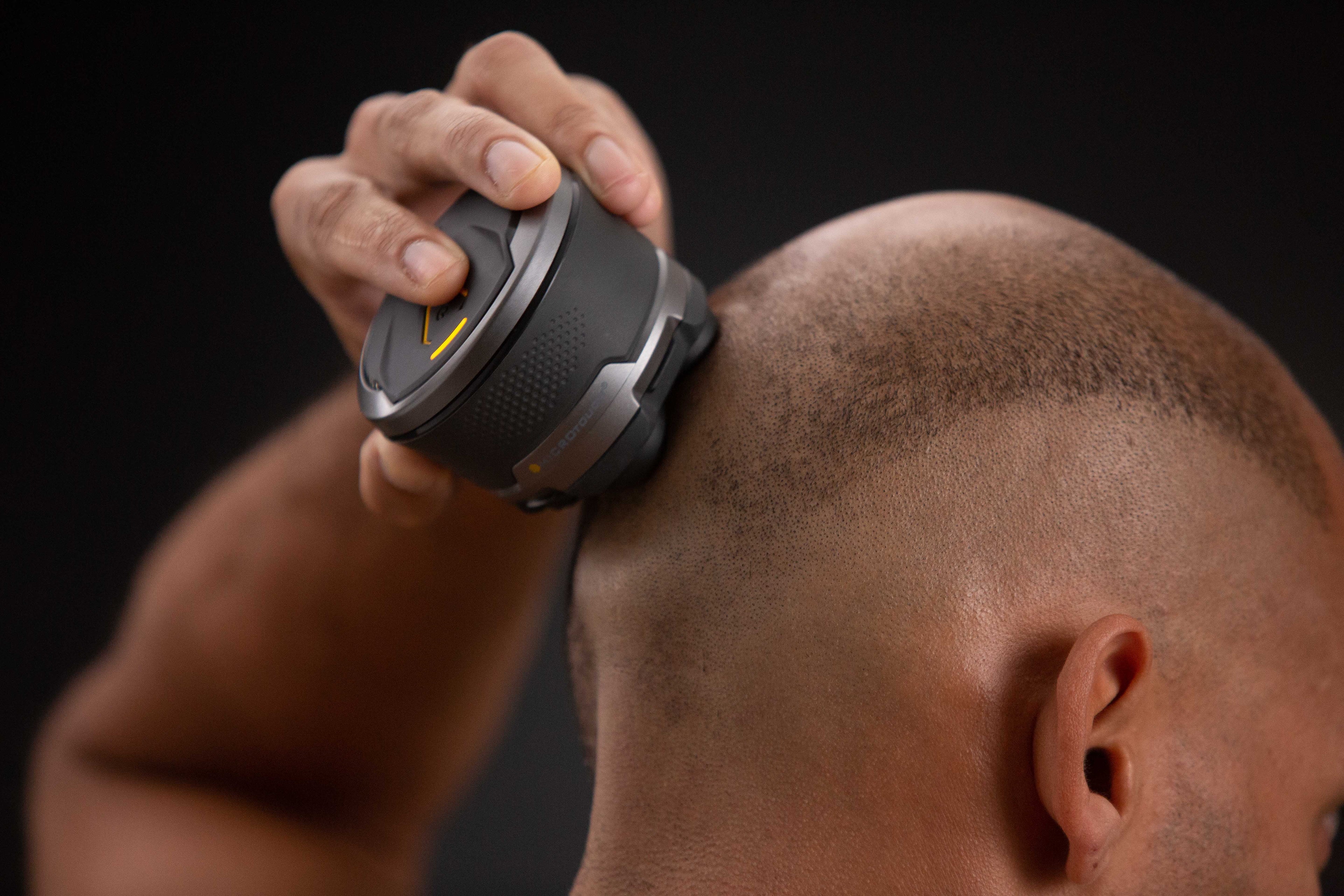 Black Titanium Head Shaver, 5 Flexible Heads L2646