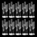 10pcs Black 5 Arms Candelabra Centerpieces L45621