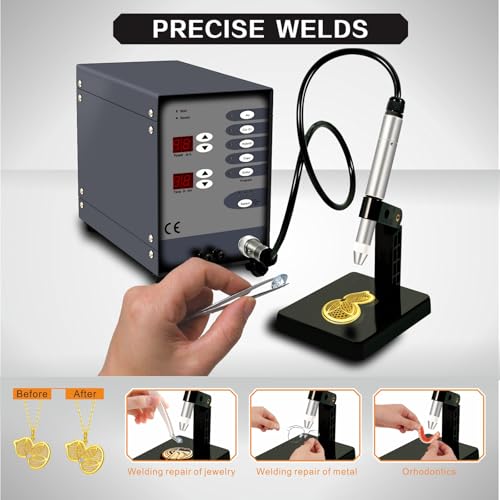 100A Pulse Arc Spot Welder Kit for Gold Silver Welding L785147