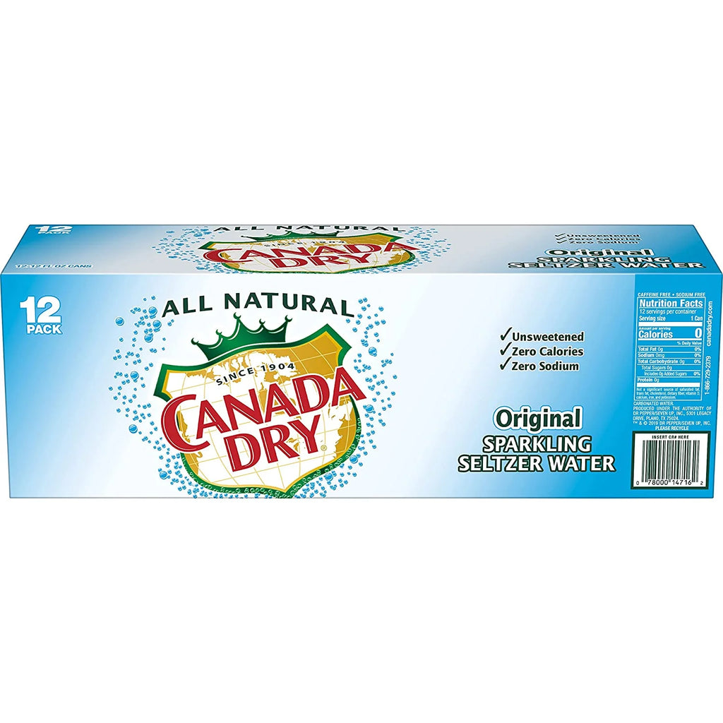 12 oz. Sparkling Seltzer Water Cans (Pack of 12) K766934