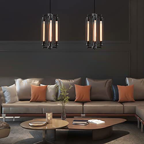 Industrial Steampunk Chandelier Vintage Pendant Light Ceiling Fixture (4 Heads) T62748