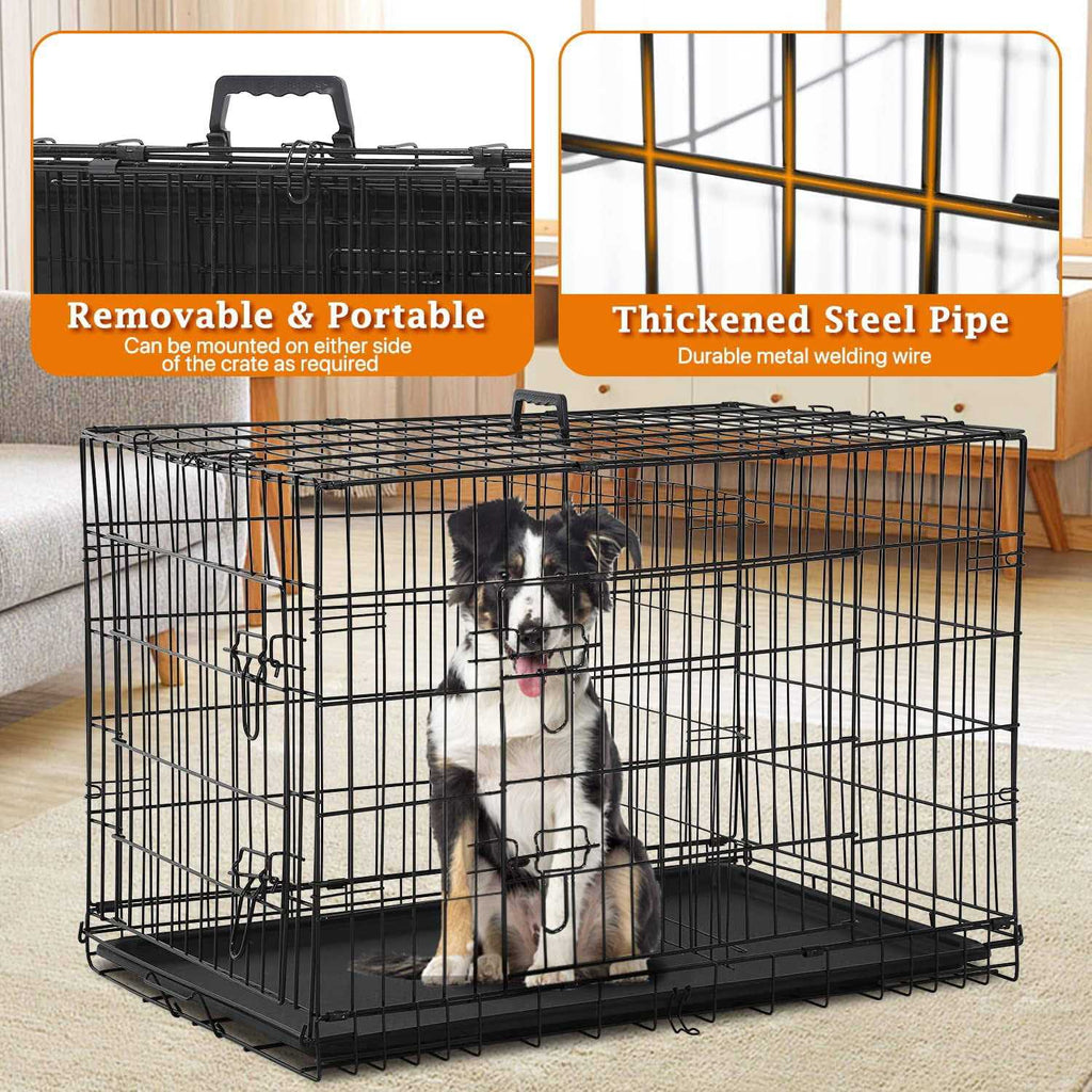 48 Inch Folding Metal Wire Dog Crate A7863
