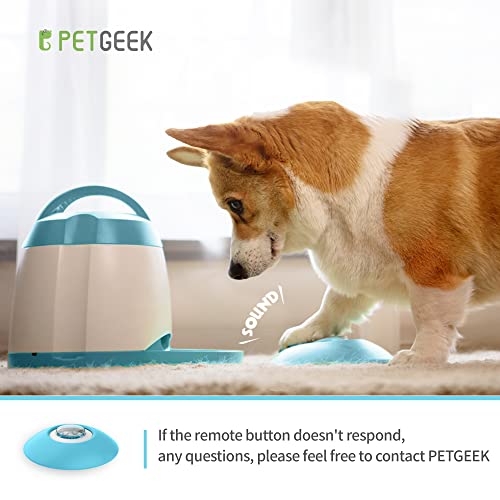 Automatic Treat Dispenser with Remote Button Blue Z916