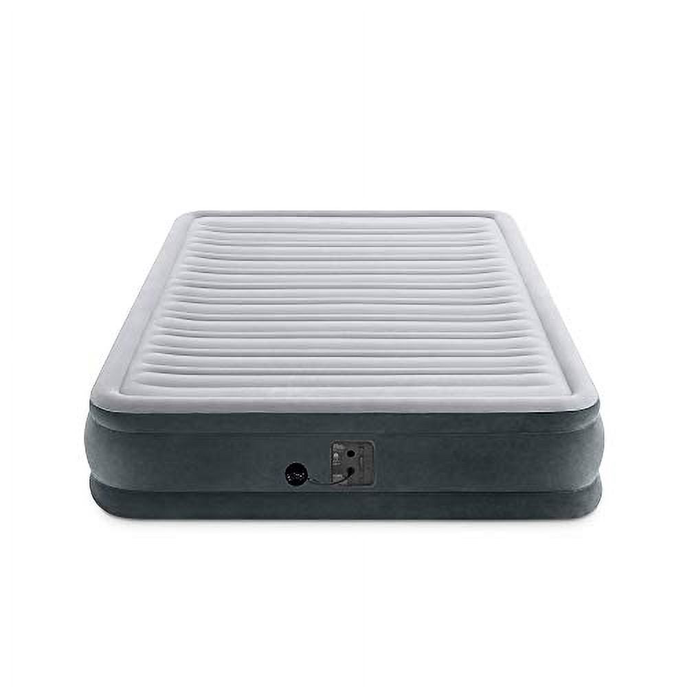 Queen Grey Airbed with Electric Pump W606