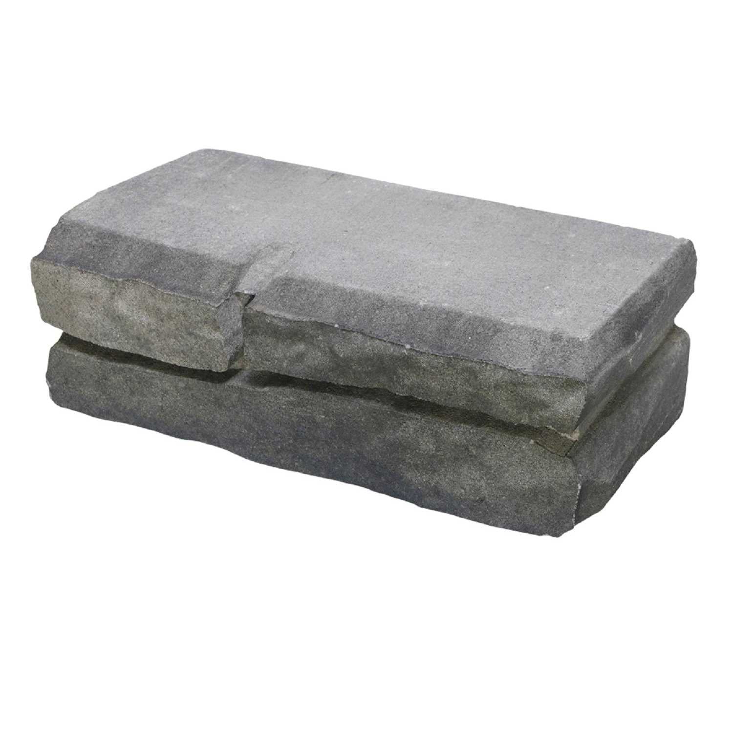 12-in L x 4-in H x 5.75-in D Concrete Retaining Wall Block G249544
