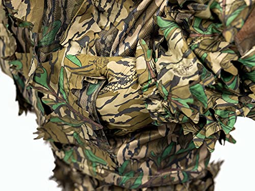 Camouflage Leafy Hunting Jacket with Hood R1093
