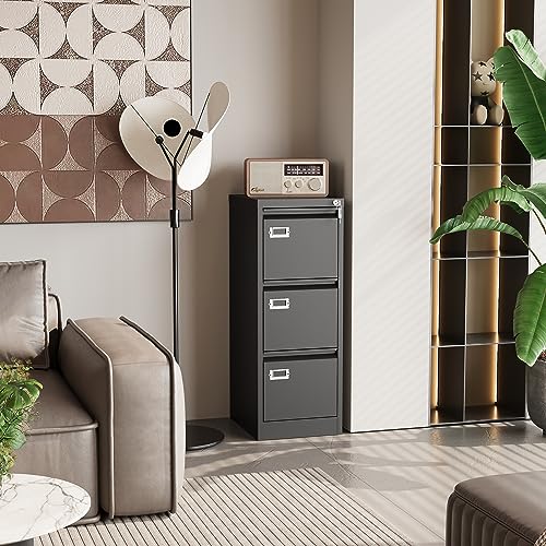 4 Drawer Metal File Cabinet with Lock C95936